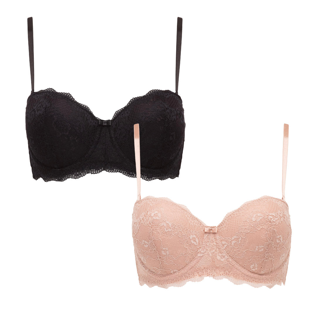 2-pack Lace Push-up Bras