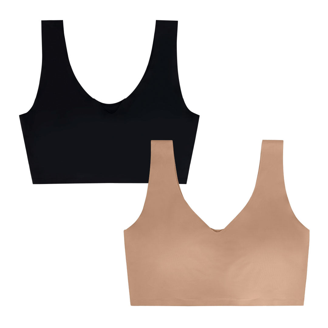 Support Non Wired Sports Bra - Pack Of 2