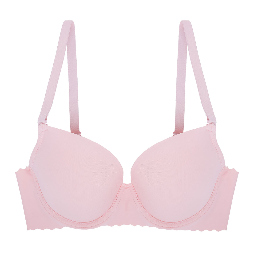 Padded balconette bra with underwire from ROSME Collection LAURA'' 