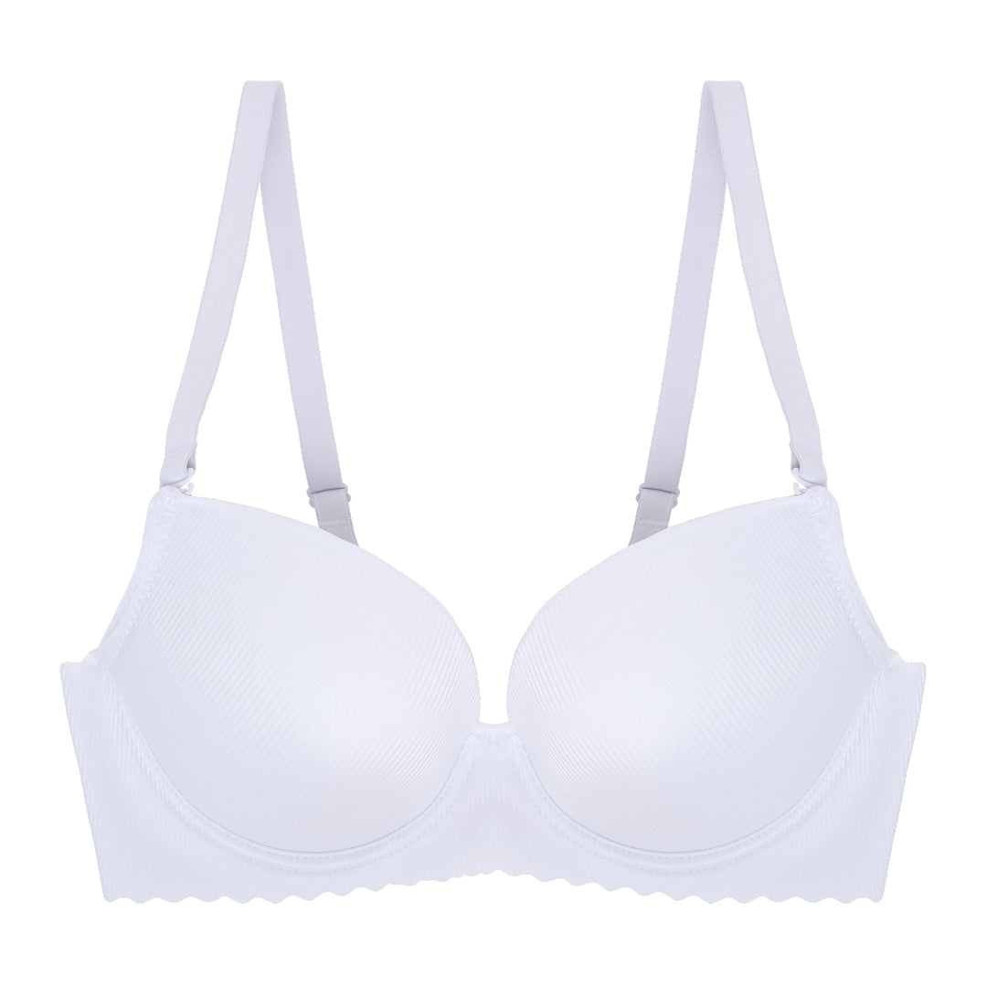 Padded balconette bra with underwire from ROSME Collection LAURA'' 